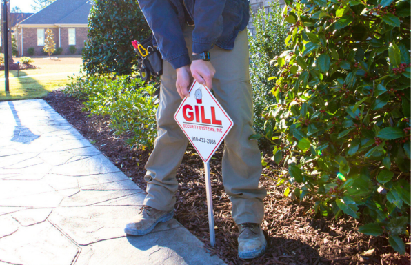 Gill Security Yard Sign
